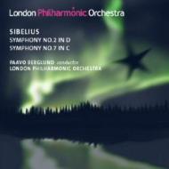 Sibelius シベリウス / 交響曲第2番、第7番　ベルグルンド＆ロンドン・フィル 輸入盤 【SACD】