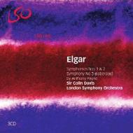 【送料無料】 Elgar エルガー / 交響曲第1・2・3番　デイヴィス＆ロンドン交響楽団（3CD） 輸入盤 【CD】