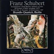 【送料無料】 Schubert シューベルト / String Quartet.9, 10: Brandis.q 輸入盤 【CD】