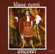 Klaus Nomi / Encore 輸入盤 【CD】