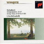 【送料無料】 Schubert シューベルト / String Quartet.10, Trios.1, 2: L'archibudelli 【CD】