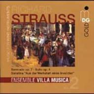 【送料無料】 Strauss, R. シュトラウス / Wind Music Vol.2 Sonatine.1、セレナード、Suite　Ens.villa Musica 輸入盤 【CD】