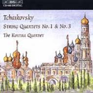 Tchaikovsky チャイコフスキー / String Quartets.1, 3: Kontra.q 輸入盤 【CD】