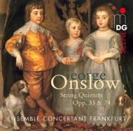 【送料無料】 Onslow オンスロウ / String Quintet Op.33、74　Ensemble Concertant Frankfurt 輸入盤 【CD】