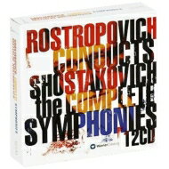 【送料無料】 Shostakovich ショスタコービチ / 交響曲全集　ロストロポーヴィチ＆ナショナル響、LSO、他(12CD) 輸入盤 【CD】
