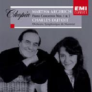 Chopin ショパン / ピアノ協奏曲第1番、第2番　アルゲリッチ（p）デュトワ＆モントリオール交響楽団 【CD】