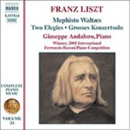 Liszt リスト / ピアノ曲全集第24集（メフィスト・ワルツ第1〜4番、他）　アンダローロ（p） 輸入盤 【CD】