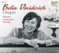 Chopin ショパン / 前奏曲集、バラード集、他　ダヴィドヴィチ（ピアノ）マリナー＆ロンドン交響楽団（2CD） 輸入盤 【CD】