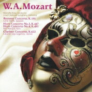 【送料無料】 Mozart モーツァルト / 管楽器名協奏曲集　ロタ＆チェコ・ナショナル響、レゲムザ（cl）ヘルニッフ（hr）ヴァニエック（fg） 【CD】