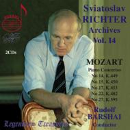 【送料無料】 Mozart モーツァルト / ピアノ協奏曲第14、15、17、22、27番　リヒテル（ピアノ）バルシャイ＆モスクワ室内管弦楽団（2CD） 輸入盤 【CD】