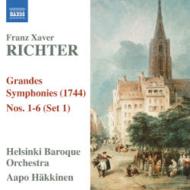 リヒター、フランツ・クサヴァー（1709-1789） / 6つのシンフォニア　ハッキネン＆ヘルシンキ・バロック・オーケストラ 輸入盤 【CD】