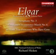 【送料無料】 Elgar エルガー / 交響曲第3番（ペイン補筆完成版）、『威風堂々』第6番（ペイン補筆完成版）　ヒコックス＆BBCウェールズ・ナショナル管弦楽団(SACD) 輸入盤 【SACD】