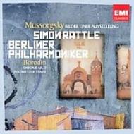 Mussorgsky ムソルグスキー / Pictures At An Exhibition: Rattle / Bpo +borodin: Sym.2, Polovtsian Dances 輸入盤 【CD】