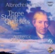 【送料無料】 アルブレヒツベルガー（1736-1809） / 弦楽四重奏曲Op．7−4、5、6　オーセンティック四重奏団 輸入盤 【CD】