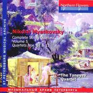 【送料無料】 Miaskovsky ミャスコフスキー / String Quartet.12, 13: Taneyev Q 輸入盤 【CD】