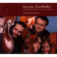 【送料無料】 Zemlinsky Alexander Von ツェムリンスキー / 弦楽四重奏曲第1番、第3番　ツェムリンスキー四重奏団 輸入盤 【CD】