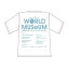 Tシャツ / WORLD MUSeUM OFFICISL T-SHIRTS / WHITE x LIGHT BLUE / M 【Other】