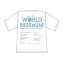 Tシャツ / WORLD MUSeUM OFFICISL T-SHIRTS / WHITE x LIGHT BLUE / L 【Other】