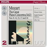 Mozart モーツァルト / ピアノ協奏曲第9、14、15、17、18番　内田光子（p）、テイト＆イギリス室内管 輸入盤 【CD】