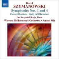 Szymanowski シマノフスキ / 交響曲第1番、第4番、演奏会用序曲、練習曲　ヴィト＆ワルシャワ・フィル 輸入盤 【CD】