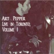 Art Pepper アートペッパー / Live In Tronto 【CD】