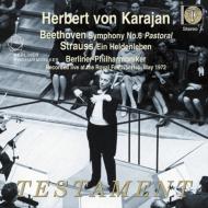 Strauss, R. シュトラウス / R．シュトラウス：英雄の生涯、ベートーヴェン：交響曲第6番　カラヤン＆ベルリン・フィル（1972年ロンドン・ライヴ）（日本語解説付） 輸入盤 【CD】