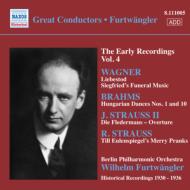 Wagner ワーグナー / フルトヴェングラー初期録音集第4集　ベルリン・フィル 輸入盤 【CD】