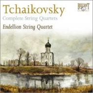 Tchaikovsky チャイコフスキー / 弦楽四重奏曲全集、弦楽六重奏曲『フィレンツェの思い出』　エンデリオン弦楽四重奏団、ボールトン、コーエン（2CD） 輸入盤 【CD】