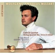 【送料無料】 Mozart モーツァルト / Clarinet Quintet, String Quartet, 15, : N.boud(Cl) Edding Q 輸入盤 【CD】