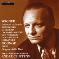 Wagner ワーグナー / ワーグナー：管弦楽曲集、グノー：『ファウスト』からバレエ音楽　クリュイタンス＆パリ・オペラ座管弦楽団 輸入盤 【CD】