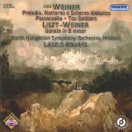 【送料無料】 Liszt リスト / リスト：ピアノ・ソナタ（管弦楽版）、ヴェイネル：管弦楽曲集　コヴァーチ＆ミシュコルツ北部ハンガリー交響楽団 輸入盤 【CD】
