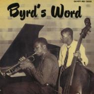 Donald Byrd ドナルドバード / Byrds Word 【CD】