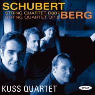 【送料無料】 Schubert シューベルト / シューベルト：弦楽四重奏曲第15番、ベルク：弦楽四重奏曲　クス四重奏団 輸入盤 【CD】