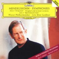 Mendelssohn メンデルスゾーン / 交響曲第4番『イタリア』、第5番『宗教改革』　ガーディナー＆ウィーン・フィル 【SHM-CD】