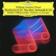 Mozart モーツァルト / 『アイネ・クライネ・ナハトムジーク』、ディヴェルティメント第15番　カラヤン＆ベルリン・フィル 【SHM-CD】