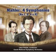 Mahler マーラー / 交響曲集（第1・2・4・5番）　ペシェク＆チェコ・ナショナル交響楽団（4CD） 【CD】
