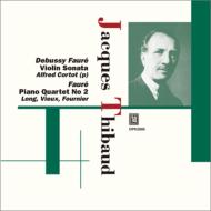 【送料無料】 Faure フォーレ / フォーレ：ヴァイオリン・ソナタ第1番、ピアノ四重奏曲第2番、他　ティボー（vn）、コルトー、ロン（p）、ビュー（va）、フルニエ（vc） 輸入盤 【CD】