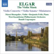 【送料無料】 Elgar エルガー / ヴァイオリンのための作品集〜ヴァイオリン協奏曲、愛の挨拶、ヴァイオリン・ソナタ、他　ビゼンガリエフ、アングラングシー＆西カザフスタン・フィル、他（3CD） 輸入盤 【CD】