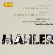 Mahler マーラー / マーラー、交響曲第4番、ベルク：7つの初期歌曲　アバド＆ベルリン・フィル、フレミング 【SHM-CD】