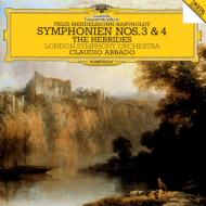 Mendelssohn メンデルスゾーン / 交響曲第3番『スコットランド』、第4番『イタリア』　アバド＆ロンドン響（1984、85） 【SHM-CD】