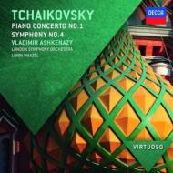 Tchaikovsky チャイコフスキー / ピアノ協奏曲第1番（アシュケナージ、マゼール＆ロンドン響）、交響曲第4番（アシュケナージ＆フィルハーモニア管） 輸入盤 【CD】