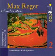 Reger レーガー / Chamber Works Vol.2-string Quartet Op.74, Trio Op.141b: Mannheim.sq 輸入盤 【CD】