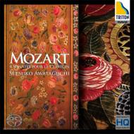 【送料無料】 Mozart モーツァルト / 4つのクラヴサンのためのソナタ　粟田口節子 【SACD】