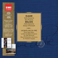 Elgar エルガー / エルガー：チェロ協奏曲、海の絵、ディーリアス：チェロ協奏曲、他　デュ・プレ、ベイカー、バルビローリ指揮、サージェント指揮（2SACD限定盤） 輸入盤 【SACD】