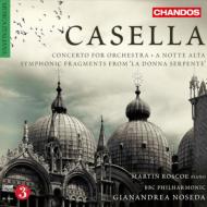 Casella カゼッラ / 管弦楽のための協奏曲、深夜にて、『蛇女』からの交響的断章　ノセダ＆BBCフィル、ロスコー 輸入盤 【CD】