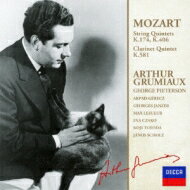Mozart モーツァルト / 弦楽五重奏曲第1番、第2番、クラリネット五重奏曲　グリュミオー、ゲレツ、ピーターソン、他（限定盤） 【CD】