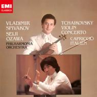 Tchaikovsky チャイコフスキー / ヴァイオリン協奏曲、イタリア奇想曲　スピヴァコフ、小澤征爾＆フィルハーモニア管（限定盤） 【CD】