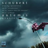 Schubert シューベルト / 弦楽四重奏曲第13番『ロザムンデ』、第14番『死と乙女』、第15番　アルテミス四重奏団（2CD） 輸入盤 【CD】