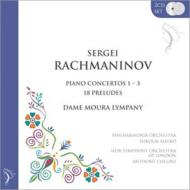 【送料無料】 Rachmaninov ラフマニノフ / Piano Concerto, 1, 2, 3, : Lympany(P) Malko / Po A.collins / London New So +preludes 輸入盤 【CD】