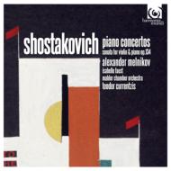 【送料無料】 Shostakovich ショスタコービチ / Piano Concerto, 1, 2, : Melnikov(P) Curretzis / Mahler Co +violin Sonata: I.faust(Vn) 【CD】